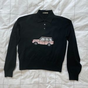 Sandy Liang Lil Tour Polo Sweater
